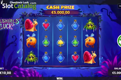 Скрин2. Cheshire's Luck слот
