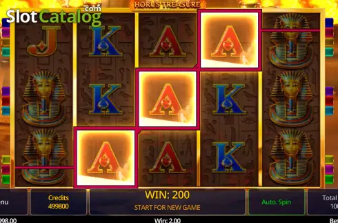 Скрин3. Horus Treasure слот