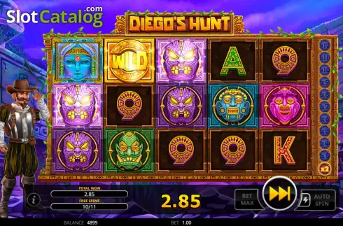 Скрин3. Diego's Hunt слот