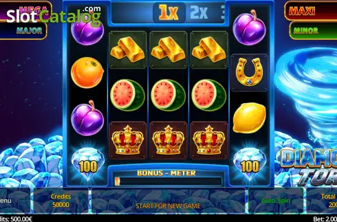 Скрин2. Diamond Tornado слот