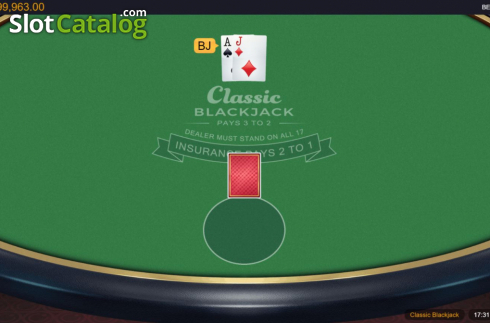 Скрин3. Classic Blackjack (Switch Studios) слот