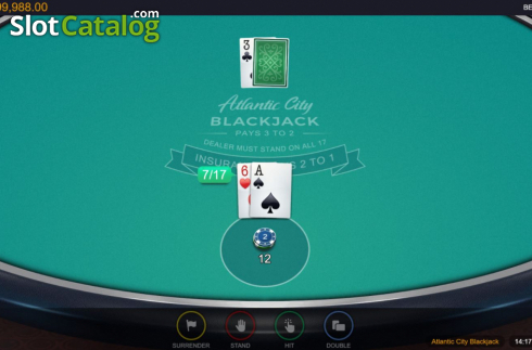 Скрин3. Atlantic City Blackjack (Switch Studios) слот