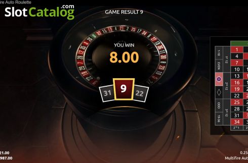 Скрин7. Multifire Auto Roulette слот