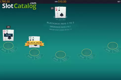 Скрин3. Premier Blackjack with Side Bets слот