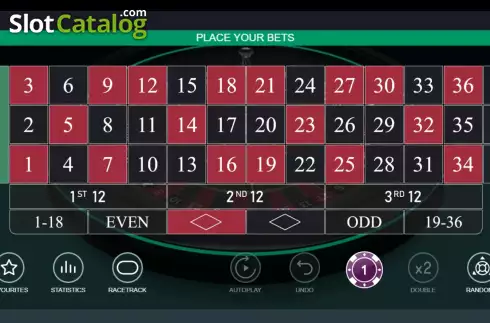 Скрин2. Auto Roulette (Switch Studios) слот