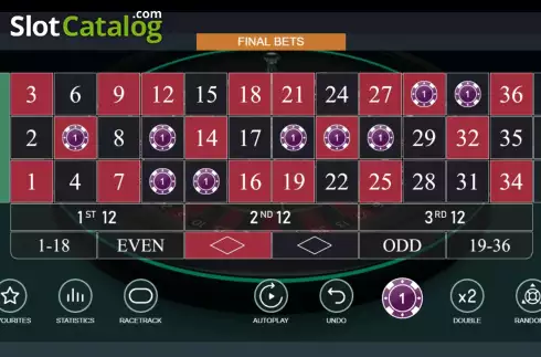 Скрин4. Auto Roulette (Switch Studios) слот