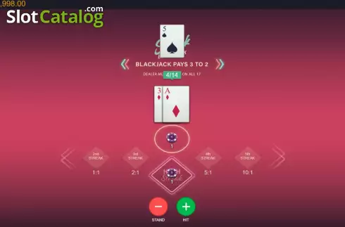 Скрин5. High Streak Blackjack слот