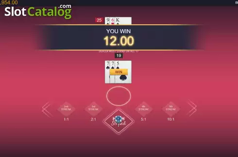 Скрин8. High Streak Blackjack слот