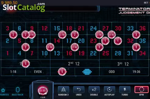 Скрин7. Terminator 2 Roulette слот