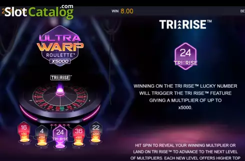 Скрин6. Ultra Warp Roulette слот