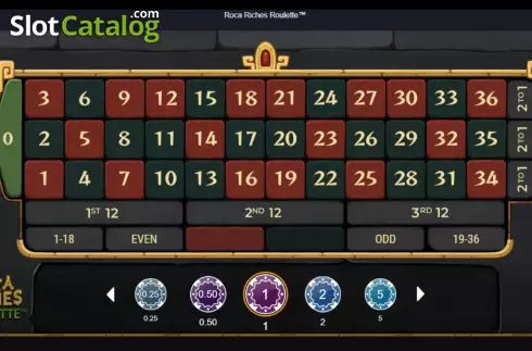 Скрин2. Roca Riches Roulette слот
