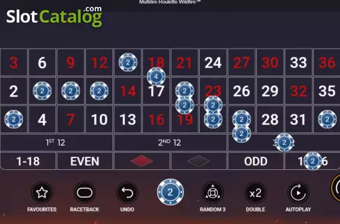 Скрин2. Multifire Roulette Wildfire слот
