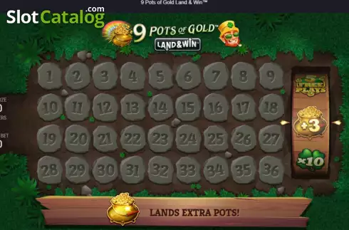 Скрин2. 9 Pots of Gold Land & Win слот
