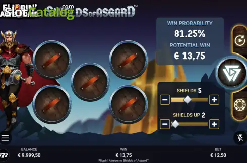 Скрин2. Flippin' Awesome Shields of Asgard слот