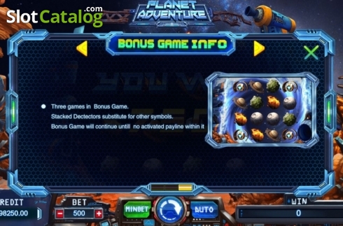 Скрин7. Planet Adventure слот