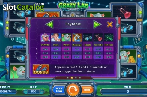 Скрин5. Crazy Lab (Funta Gaming) слот