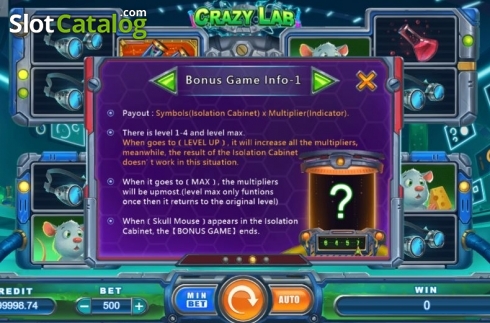 Скрин6. Crazy Lab (Funta Gaming) слот