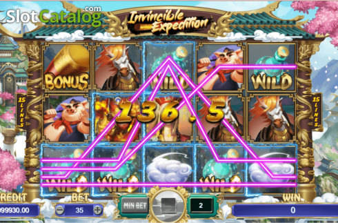 Скрин3. Invincible Expedition слот