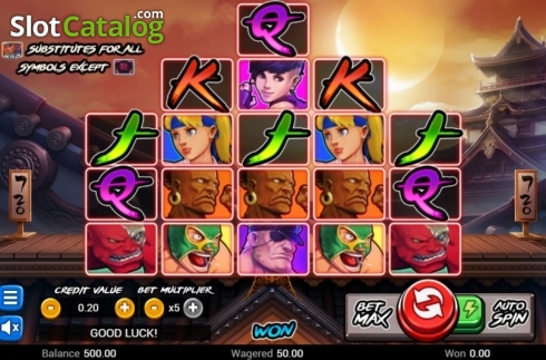 Скрин2. Ultimate Fighter слот