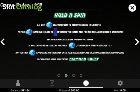 Скрин8. Diamond Fortune (Swintt) слот