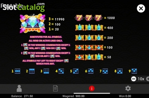 Скрин5. 3 Diamonds слот