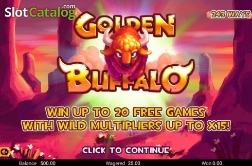 Скрин2. Golden Buffalo (Swintt) слот