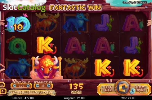 Скрин4. Golden Buffalo (Swintt) слот