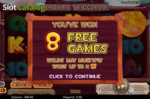 Скрин6. Golden Buffalo (Swintt) слот