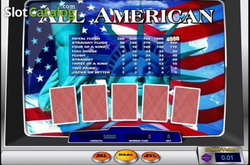 Скрин2. All American (Amaya) слот