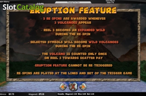 Скрин7. Hot Volcano (Top Trend Gaming) слот