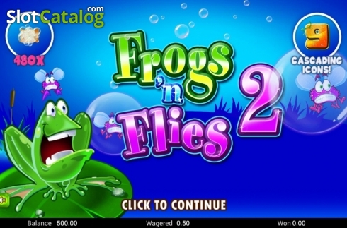 Скрин2. Frogs 'n Flies 2 слот