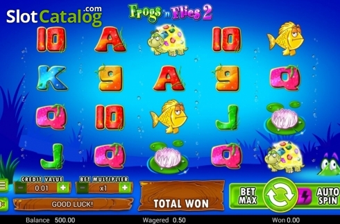 Скрин3. Frogs 'n Flies 2 слот
