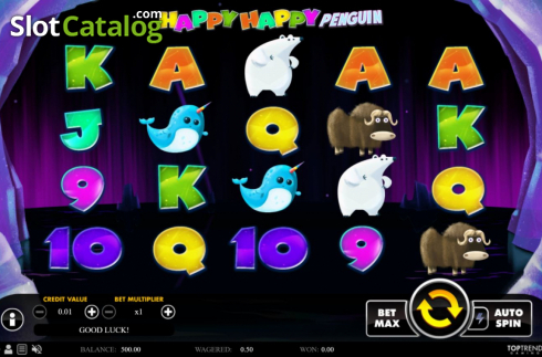 Скрин3. Happy Happy Penguin слот