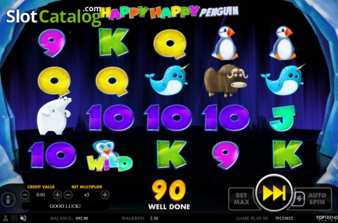 Скрин5. Happy Happy Penguin слот