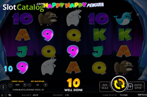 Скрин6. Happy Happy Penguin слот