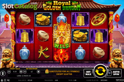 Скрин5. Royal Golden Dragon слот