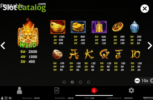 Скрин7. Royal Golden Dragon слот