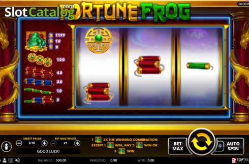 Скрин2. Fortune Frog (Top Trend Gaming) слот