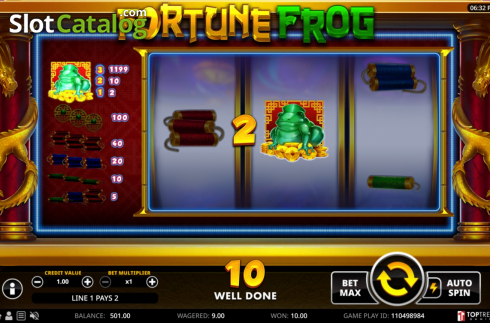 Скрин3. Fortune Frog (Top Trend Gaming) слот