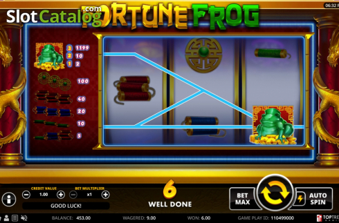 Скрин4. Fortune Frog (Top Trend Gaming) слот