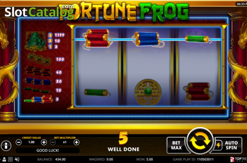 Скрин6. Fortune Frog (Top Trend Gaming) слот