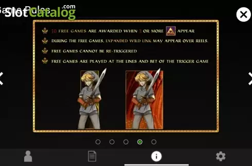 Скрин8. The legend of Link слот