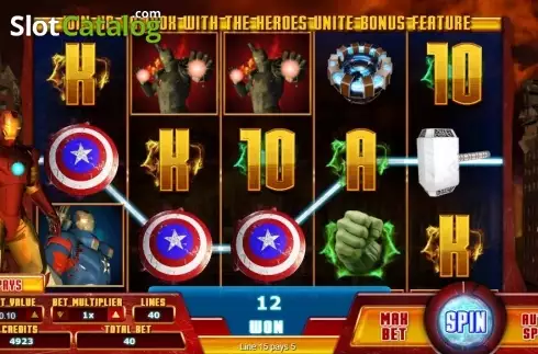Скрин4. Action Heroes слот