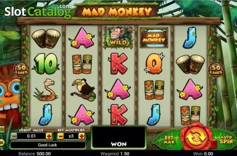 Скрин2. Mad Monkey (TOP TREND GAMING) слот