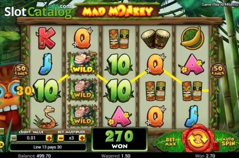 Скрин3. Mad Monkey (TOP TREND GAMING) слот