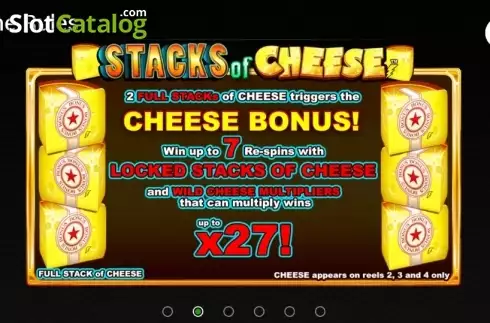 Скрин6. Stacks of Cheese слот