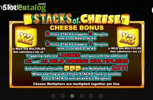 Скрин7. Stacks of Cheese слот