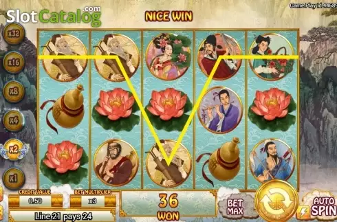 Скрин4. Eight Immortals (TOP TREND GAMING) слот