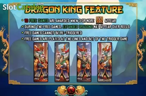 Скрин8. Dragon King (Swintt) слот