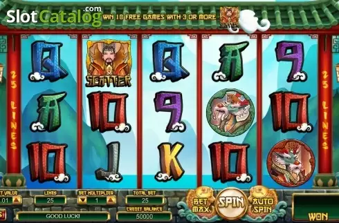 Скрин2. Dragon King (Swintt) слот